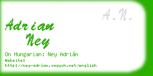 adrian ney business card